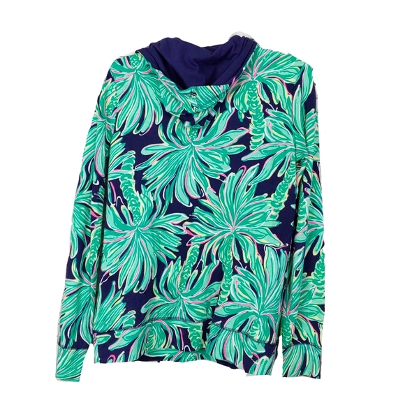 **Sold**Lilly Pulitzer Tiger Palm Wheaton  Hoodie - Picture 7 of 8